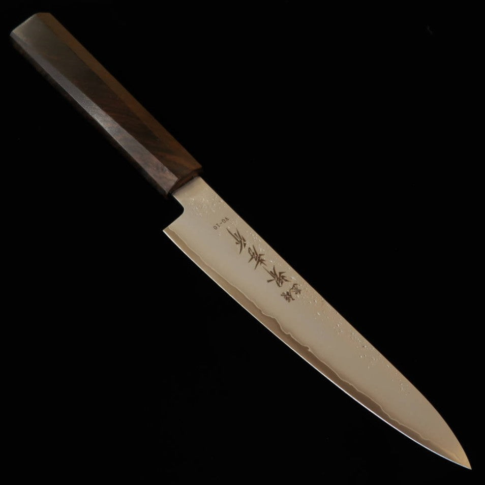 堺孝行 SAKAITAKAYUKI 和ペティ  VG10 梨地 黒檀一体型八角柄（150mm）