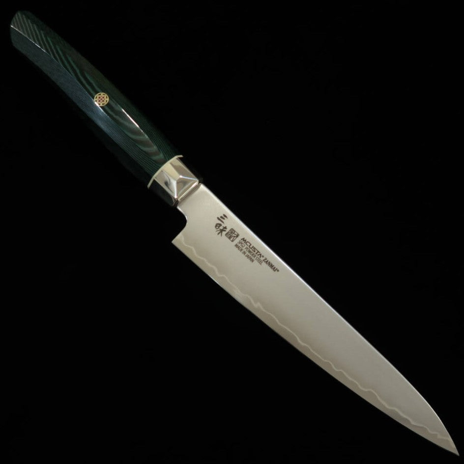 [New Standard] ZANMAI MCUSTA Revolution 3 Green Petty Knife (110/150mm)