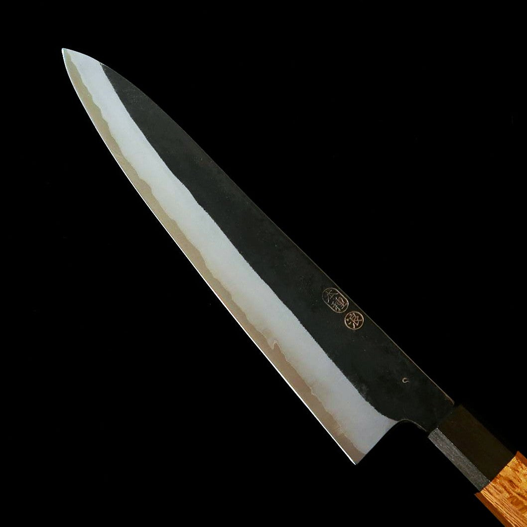 Ikenami Hamono Shirogami No.1 Revêtement acier inoxydable Manche en chêne Gyuto (210-270 mm)