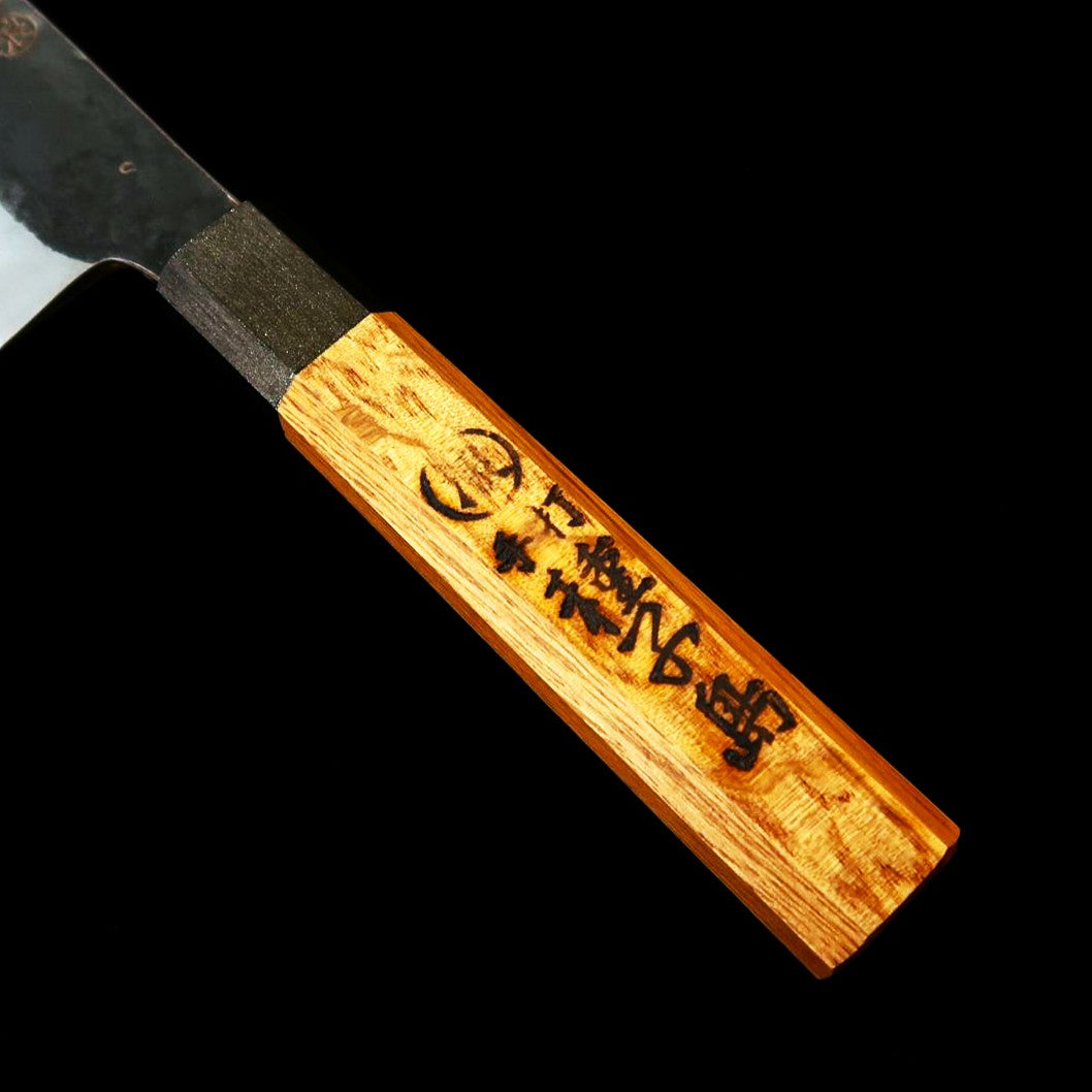 Ikenami Hamono Shirogami No.1 Revêtement acier inoxydable Manche en chêne Gyuto (210-270 mm)