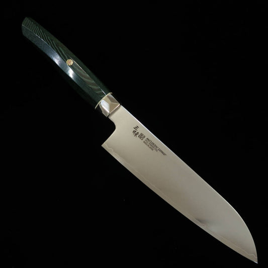 [Novo padrão] Zanmai MCUSTA Revolution 3 Verde Santoku (180mm)