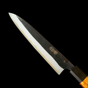 IKENAMI HAMONO Ikenami Hamono Shirogami nº1, inox laminado, cabo em carvalho, sashimi de fio duplo (210 mm)