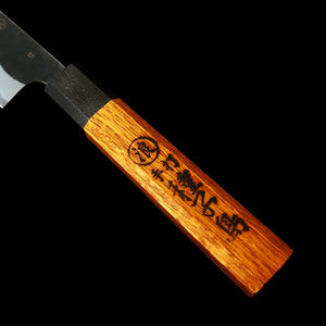 IKENAMI HAMONO Ikenami Hamono Shirogami nº1, inox laminado, cabo em carvalho, sashimi de fio duplo (210 mm)