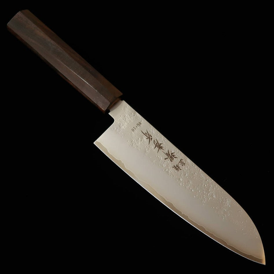 堺孝行 SAKAITAKAYUKI 和三徳 VG10 梨地 黒檀一体型八角柄（170mm）