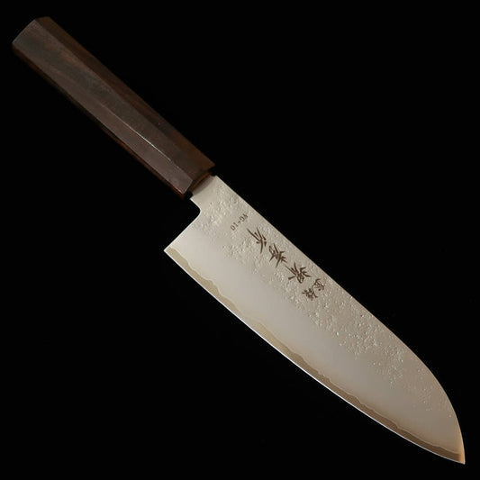 堺孝行 SAKAITAKAYUKI 和三徳 VG10 梨地 黒檀一体型八角柄（170mm）