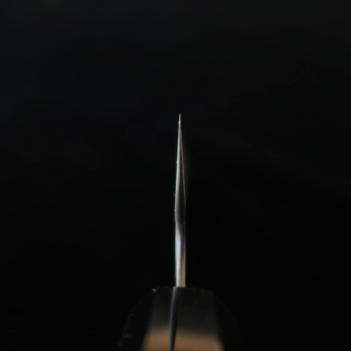 NIGARA (Forge NITOU) couteau nakiri kiritsuke SG2 martelé noirci manche octogonal en wengé (180 mm)