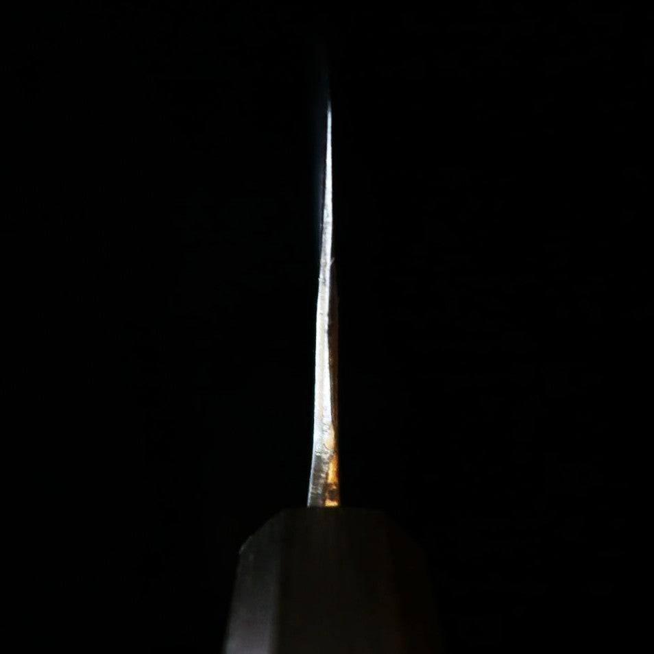 IKENAMI HAMONO Ikenami Hamono Nakiri Shirogami #1 com alma inox cabo de carvalho (170 mm)