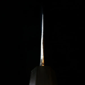 IKENAMI HAMONO Ikenami Hamono Nakiri Shirogami #1 com alma inox cabo de carvalho (170 mm)