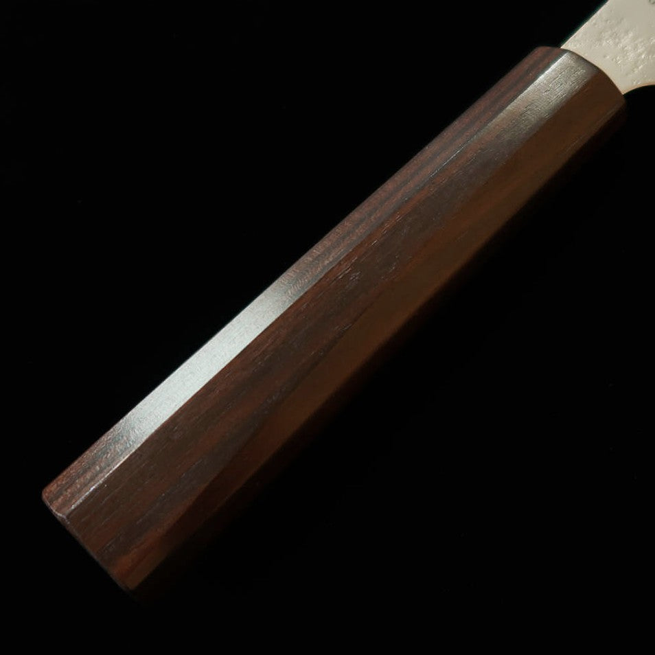 堺孝行 SAKAITAKAYUKI 和剣三徳 VG10 梨地 黒檀一体型八角柄（160mm