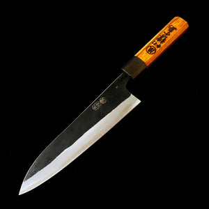 Ikenami Hamono IKENAMI HAMONO Shirogami n°1 sandwich inox manche en chêne couteau universel (130–180 mm)