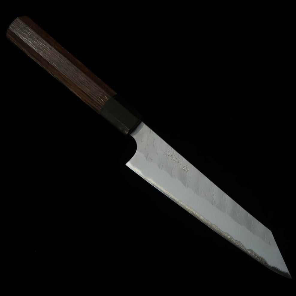 NIGARA forja Nitakami Petty kiritsuke Aogami Super martillado, mango octogonal de wengué (150 mm)
