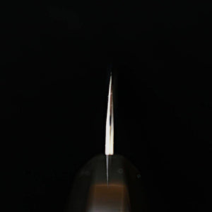 二唐刃物鍛造所 NIGARA 切付ペティ 青紙スーパー 鎚目 ウェンジ八角柄（150mm）
