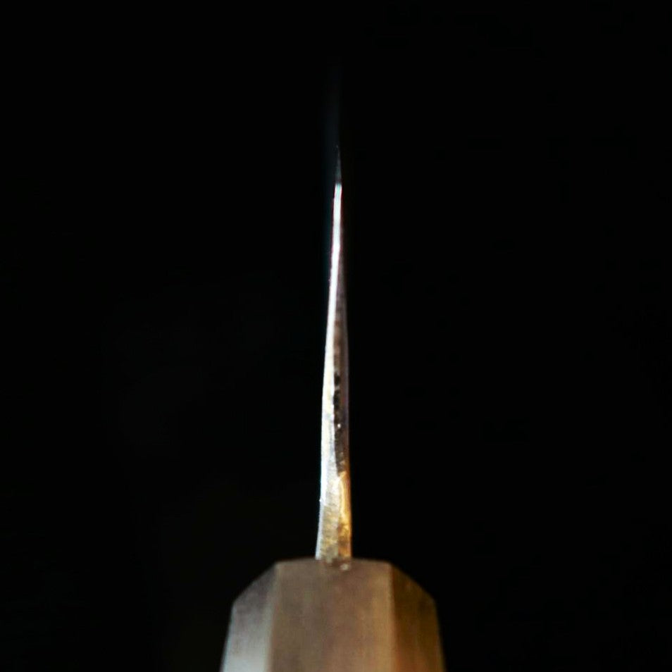  IKENAMI HAMONO, Shirogami No.1, Stainless Clad with Oak Handle (130-180mm)