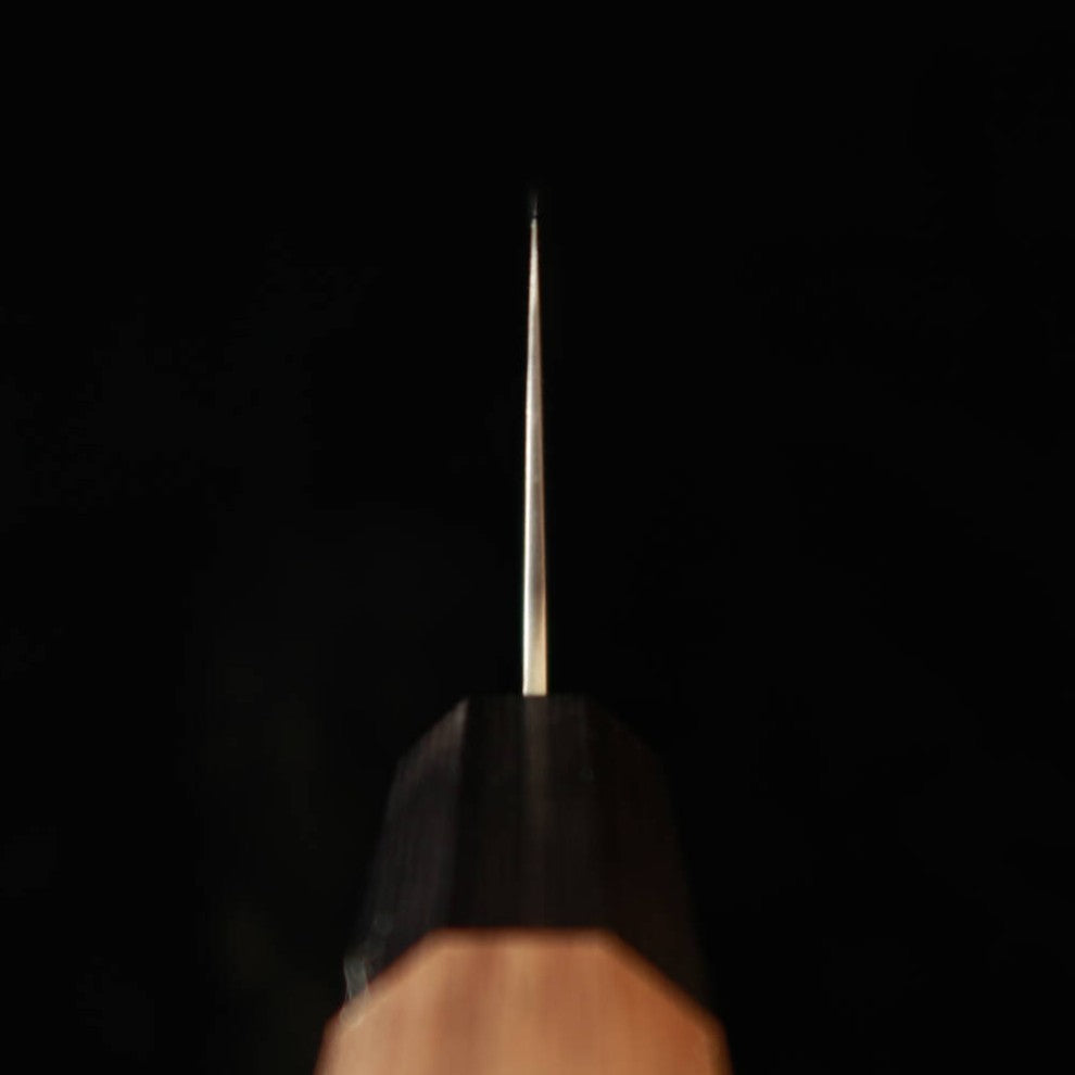 三浦MIURA 牛刀 440C 磨き 胡桃八角柄（240mm）