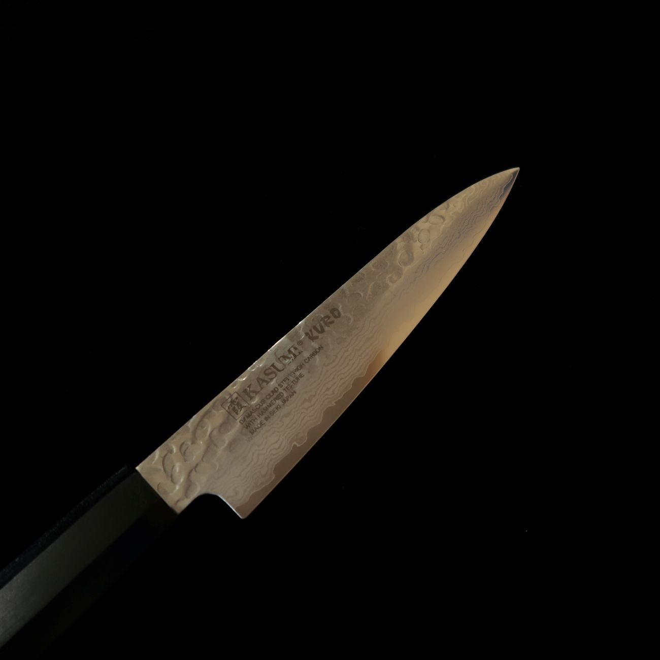 スミカマ SUMIKAMA ペティ モリブデン鋼 ダマスカス 積層強化木柄 KURO  KR-32015 （150mm）