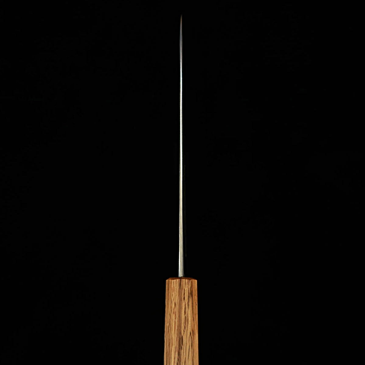 Miura MIURA Petty Acier bleu n°2 finition Nashiji, manche en chêne (150 mm)
