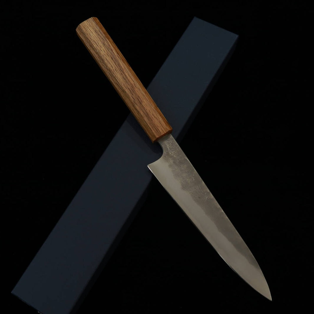 MIURA Petty Aogami nº2 acabado Nashiji mango de roble (150 mm)