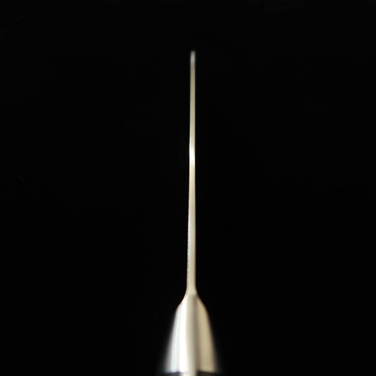 SUMIKAMA Sumakama Kasumi Santoku VG10 damas, manche en contreplaqué noir (180 mm)