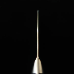 SUMIKAMA Sumakama Kasumi Santoku VG10 damas, manche en contreplaqué noir (180 mm)