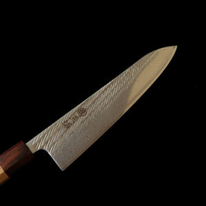 三浦MIURA 牛刀 銀紙三号 縄目ダマスカス 欅八角柄（240mm）