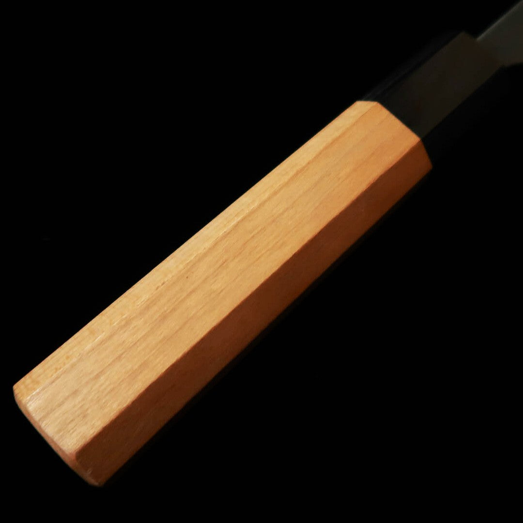 Ko-bunka MASAKAGE Koishi Aogami Super, Hammered Finish, American Cherry Handle Knife (135mm)