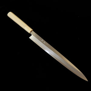 三浦佩MIURAObidama 柳刃 VG10 霞仕上げ 朴八角柄 （270/300mm）