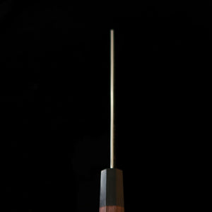 二唐刃物鍛造所NIGARA VG XEOS 槌目ダマスカス 菜切 紫檀柄（180mm）