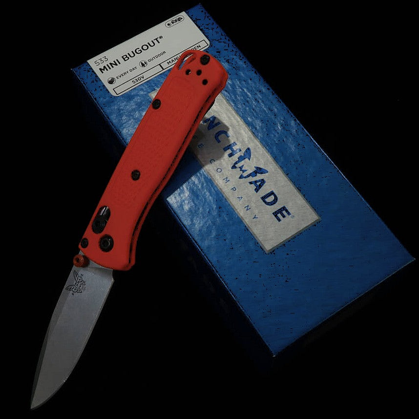 Benchmade 533 Mini Bugout Laranja (72mm)