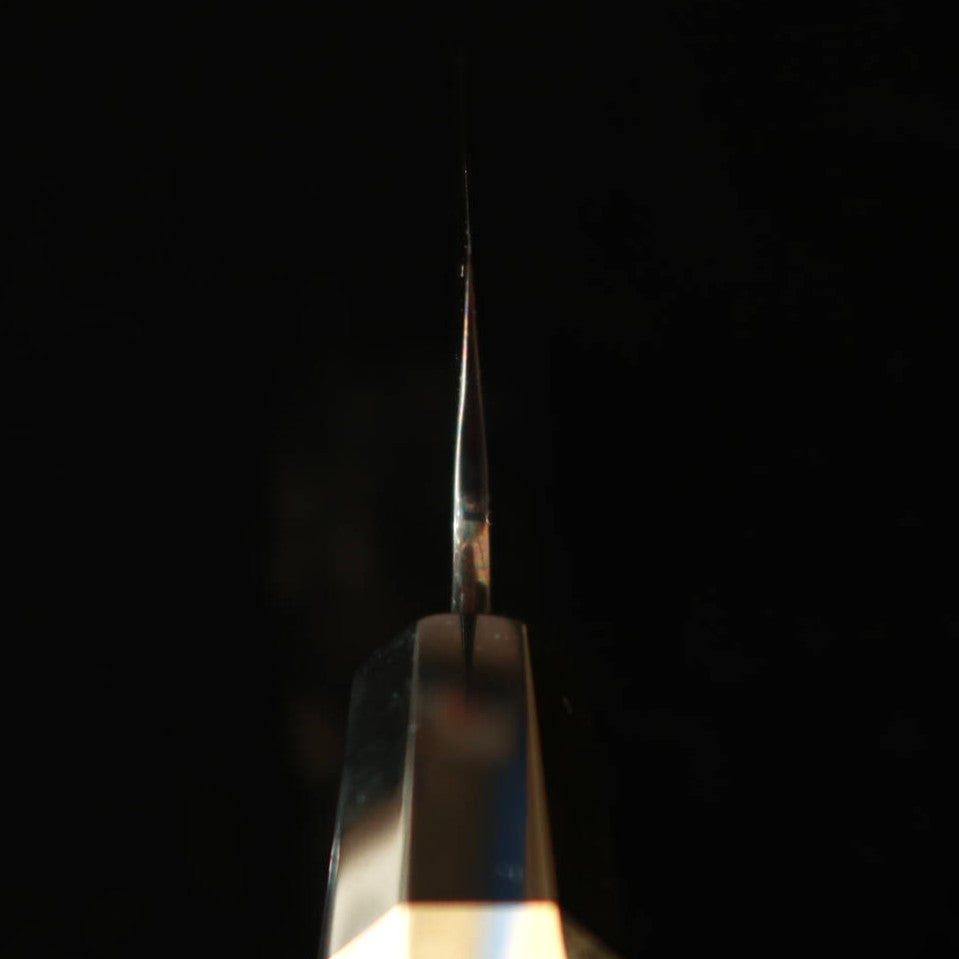 景清 KAGEKIYO 青紙一号 黒染めダマスカス カスタムハンドル 牛刀 (210mm)
