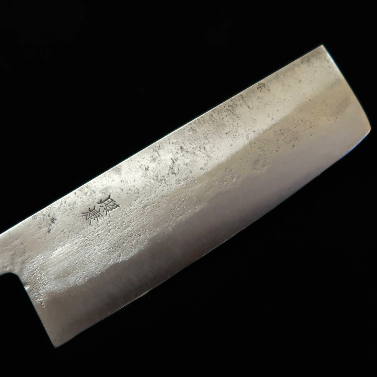 FUJIWARA TERUYASU Maboroshi, Nakiri with Nashiji finish and Chestnut-shaped Handle (165mm)