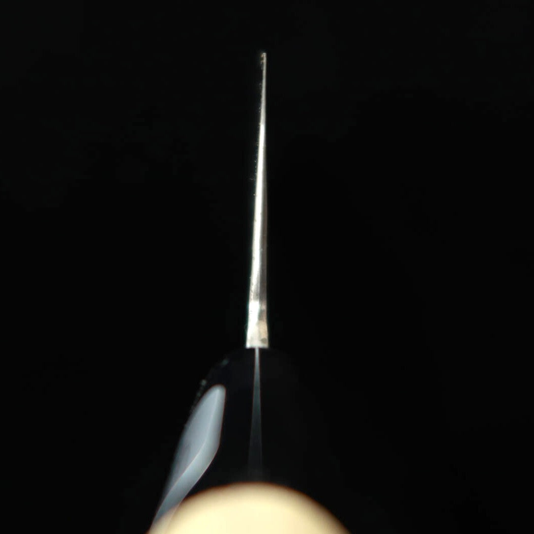 藤原照康FUJIWARA TERUYASU 菜切   梨地 朴栗型柄（165mm）