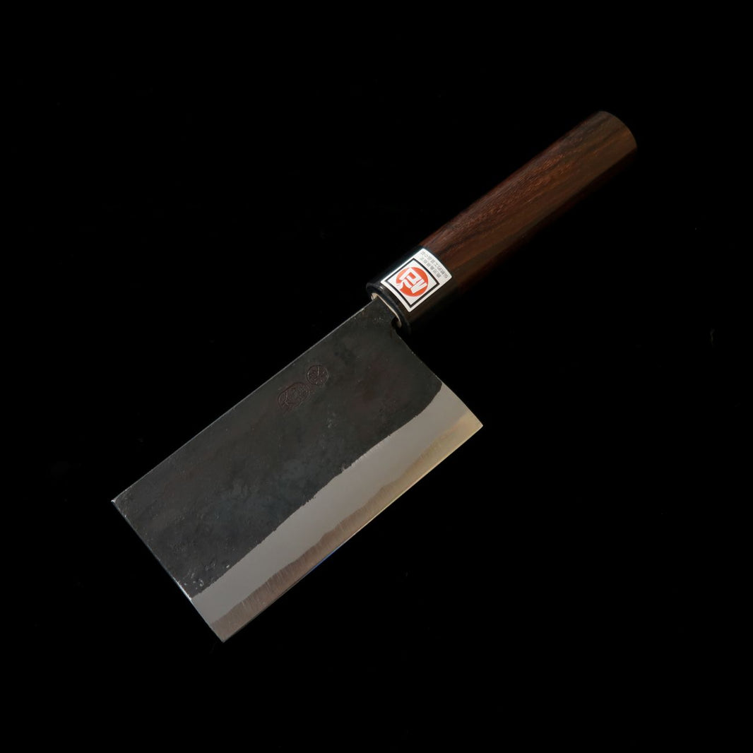IKENAMI HAMONO Shirogami #1, mango de palisandro, cuchillo “Shika no Honeotoshi” (125 mm)