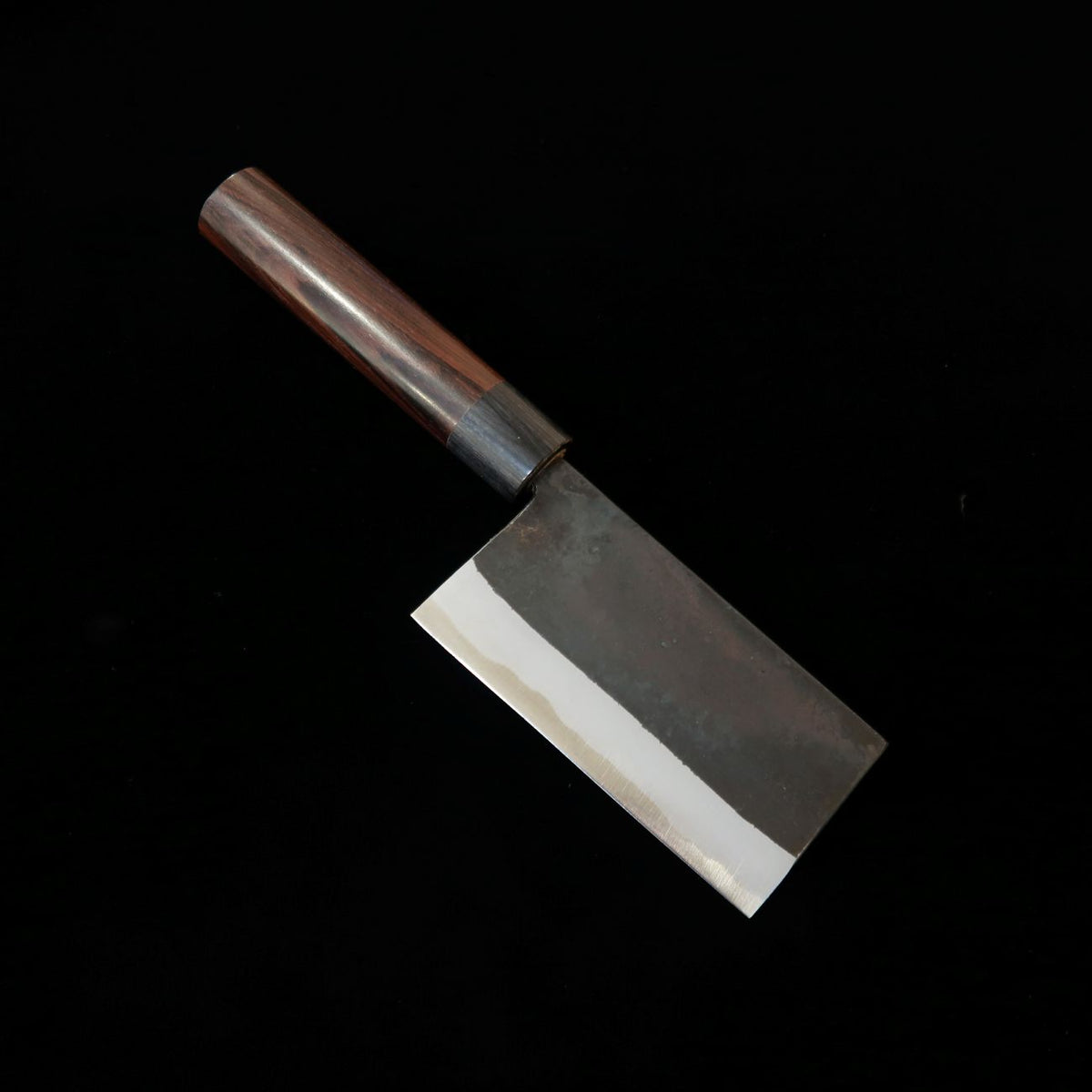 IKENAMI HAMONO Shirogami #1, mango de palisandro, cuchillo “Shika no Honeotoshi” (125 mm)