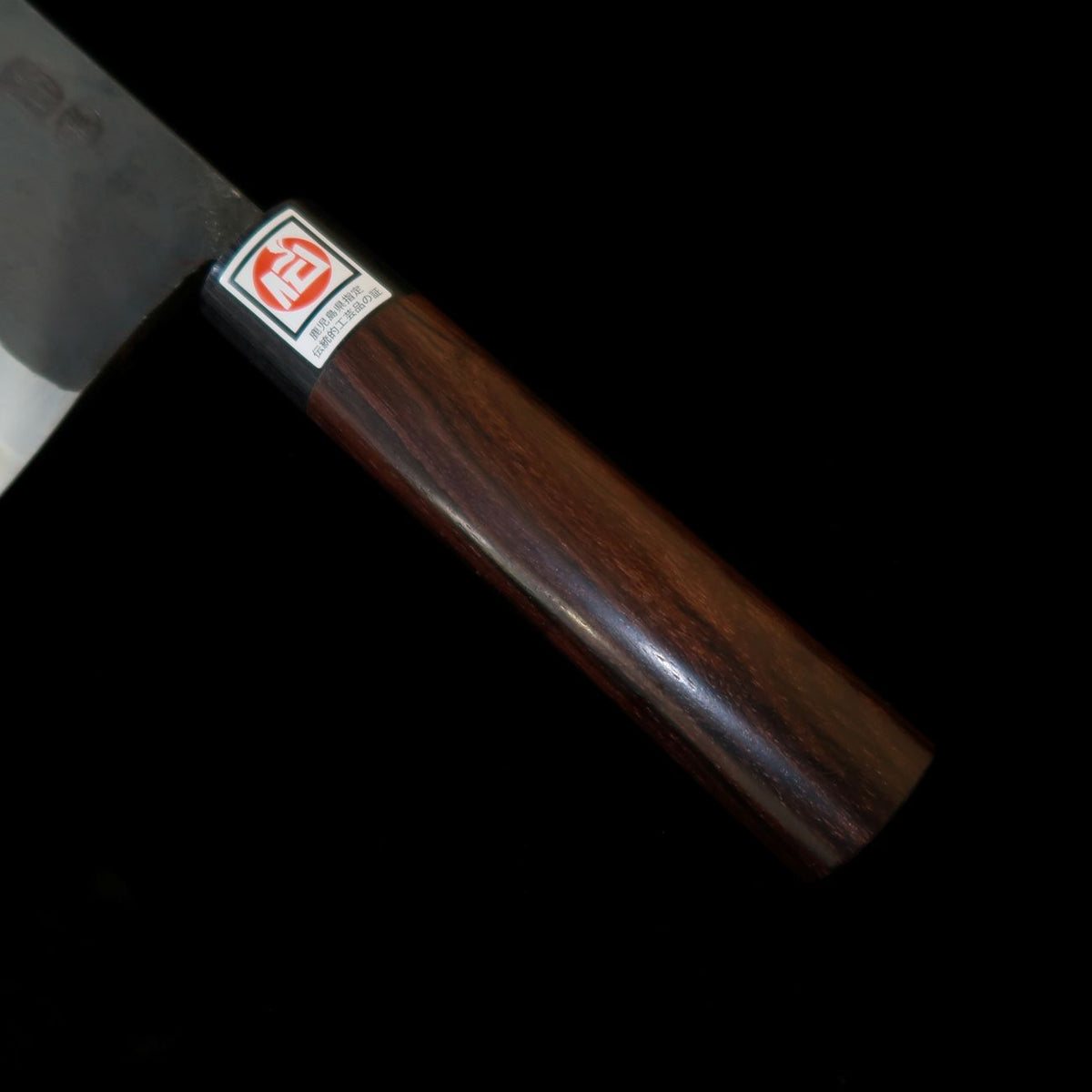 IKENAMI HAMONO Shirogami #1, mango de palisandro, cuchillo “Shika no Honeotoshi” (125 mm)