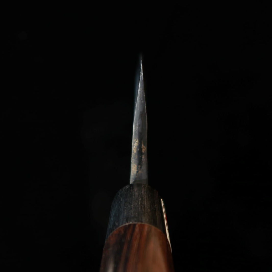 IKENAMI HAMONO Shirogami #1, mango de palisandro, cuchillo “Shika no Honeotoshi” (125 mm)
