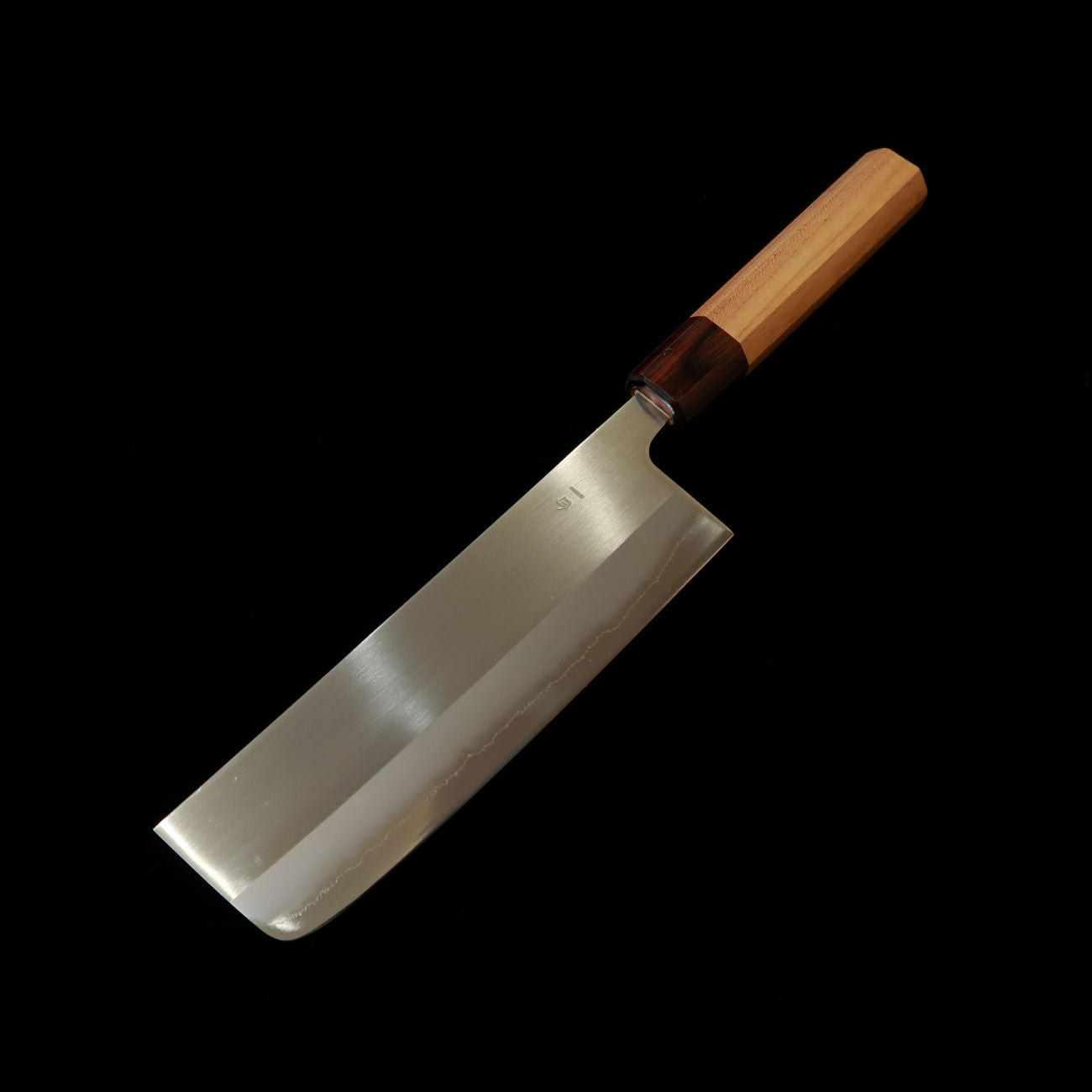 刃道 HADO 翁流  白紙一号 ステンレスクラッド 欅柄 菜切 (165mm)