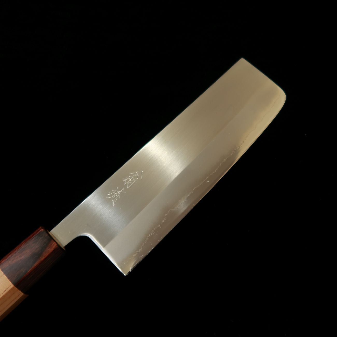 刃道 HADO 翁流  白紙一号 ステンレスクラッド 欅柄 菜切 (165mm)