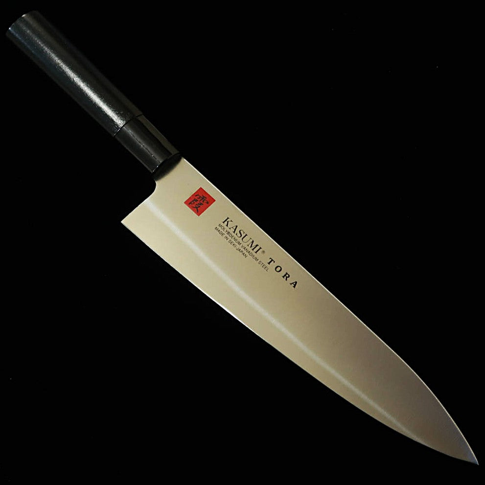 Smikama SMIKAMA Kasumi TORA Gyuto, aço molibdênio, cabo de laminado preto (200 mm)