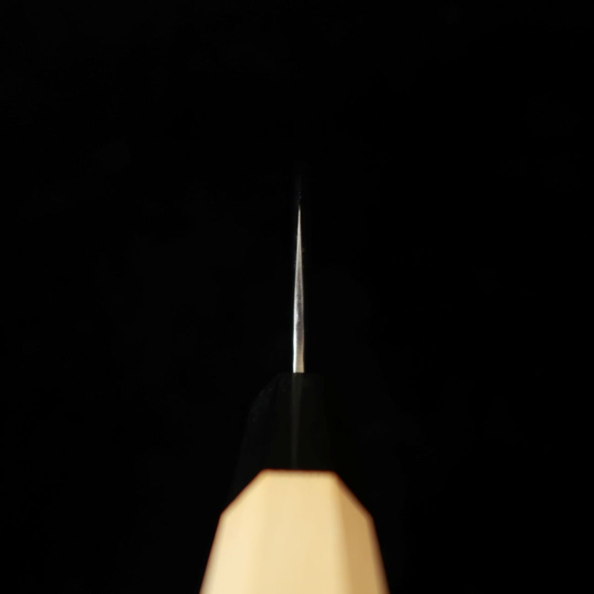 MIURA Bunka, Shirogami no 1, Matte Finish with Buffalo Horn Ferrule Maple Octagonal Handle (170mm)
