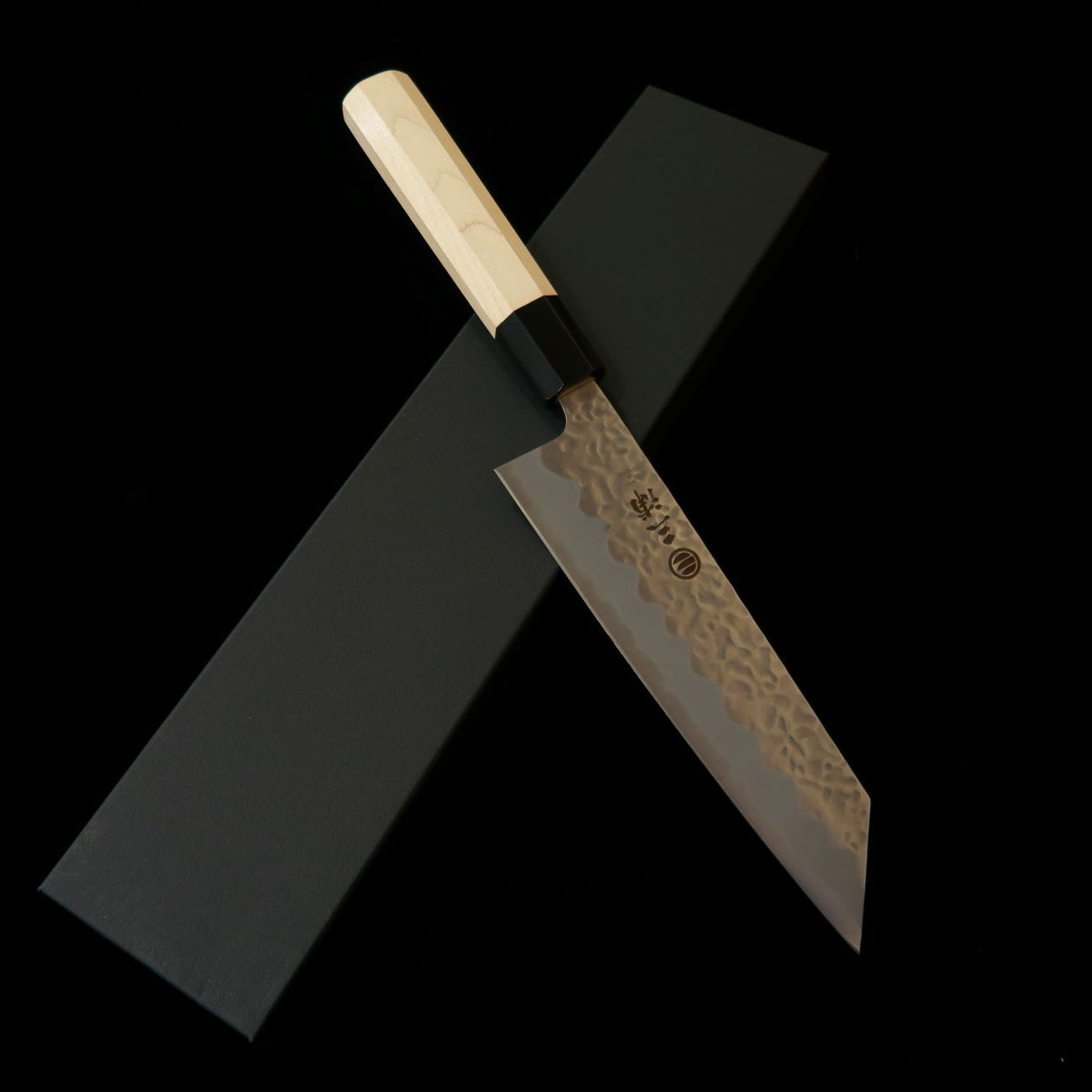 MIURA Bunka, Shirogami no 1, Matte Finish with Buffalo Horn Ferrule Maple Octagonal Handle (170mm)
