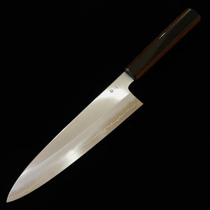 KAGEKIYO Gyuto, Ginsan (Silver 3), Kuro-Roroguri Lacquer Handle (210/240mm)