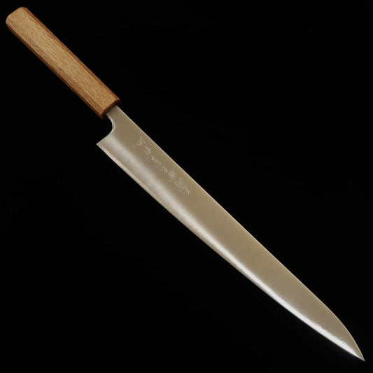 【OUTLET】三浦MIURA 筋引 粉末ハイス鋼 樫八角柄 （270mm）不良有り
