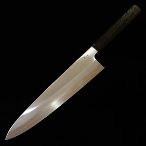KAGEKIYO Gyuto Gin-san cabo laqueado com pó de madrepérola (240 mm)