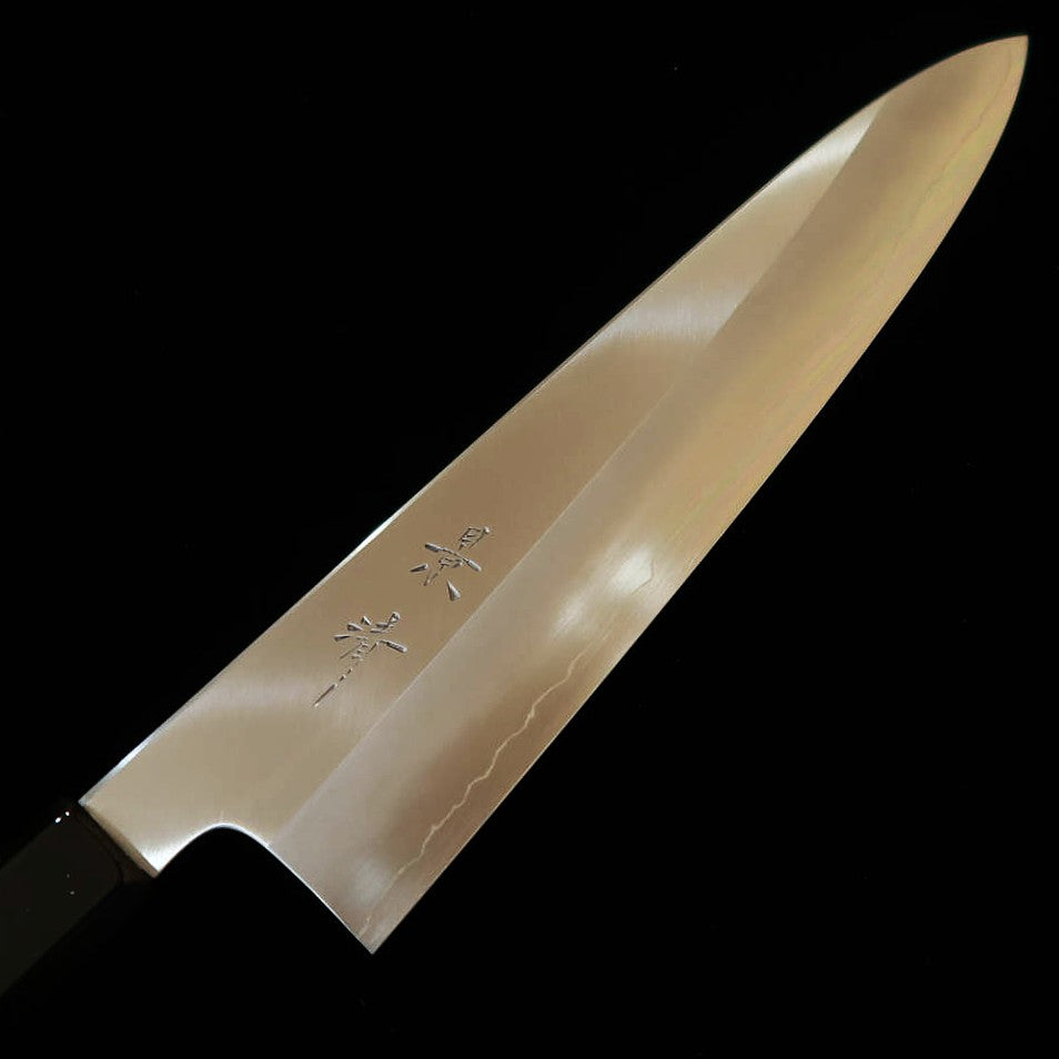 KAGEKIYO Gyuto, Ginsan (Silver 3), Hirame Lacquer Handle (240mm)