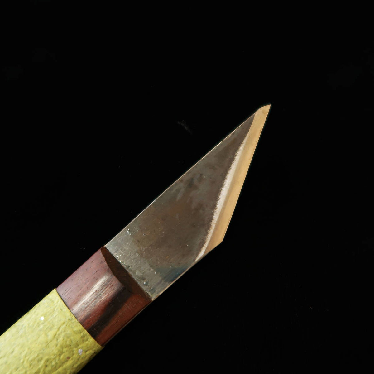 冨田作 バイメタル鋼小刀 桐箱入り (20mm)