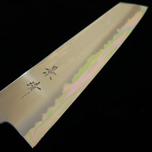 Kagekiyo KAGEKIYO Gokujō Shirogami #2 cabo octogonal de cerejeira faca kiritsuke japonesa (240 mm)