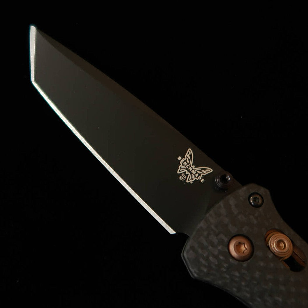 BENCHMADE Benchmade 537BK-10 Bailout – Manche en fibre de carbone (86 mm)