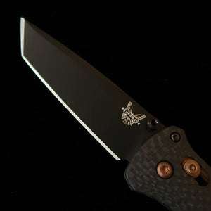 BENCHMADE Benchmade 537BK-10 Bailout – Manche en fibre de carbone (86 mm)