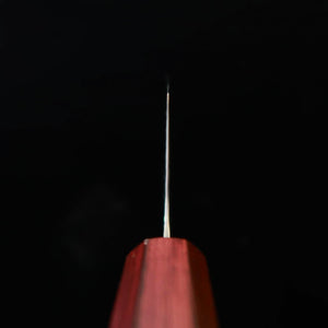 Miura MIURA Santoku Ginsan, padrão de corda, damasco, cabo roxo (165 mm)