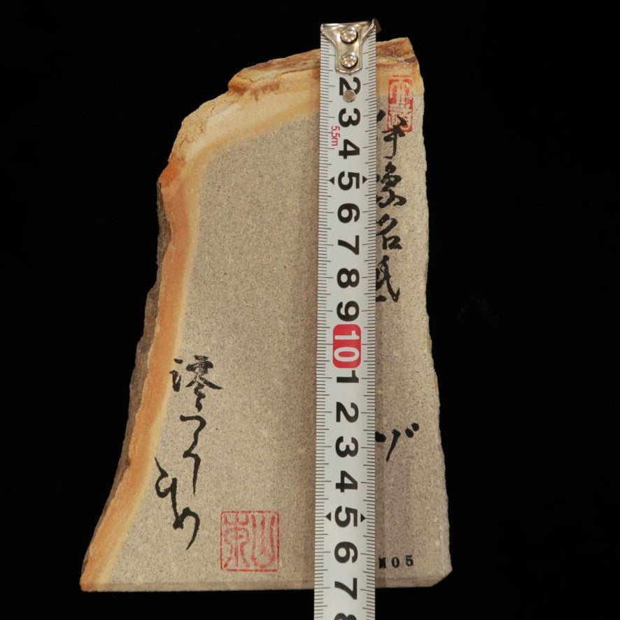 Mio Tsukushi Hime Pedra de Amolar Natural Iyo Meito NM05 Kokūzō 115×176×28mm